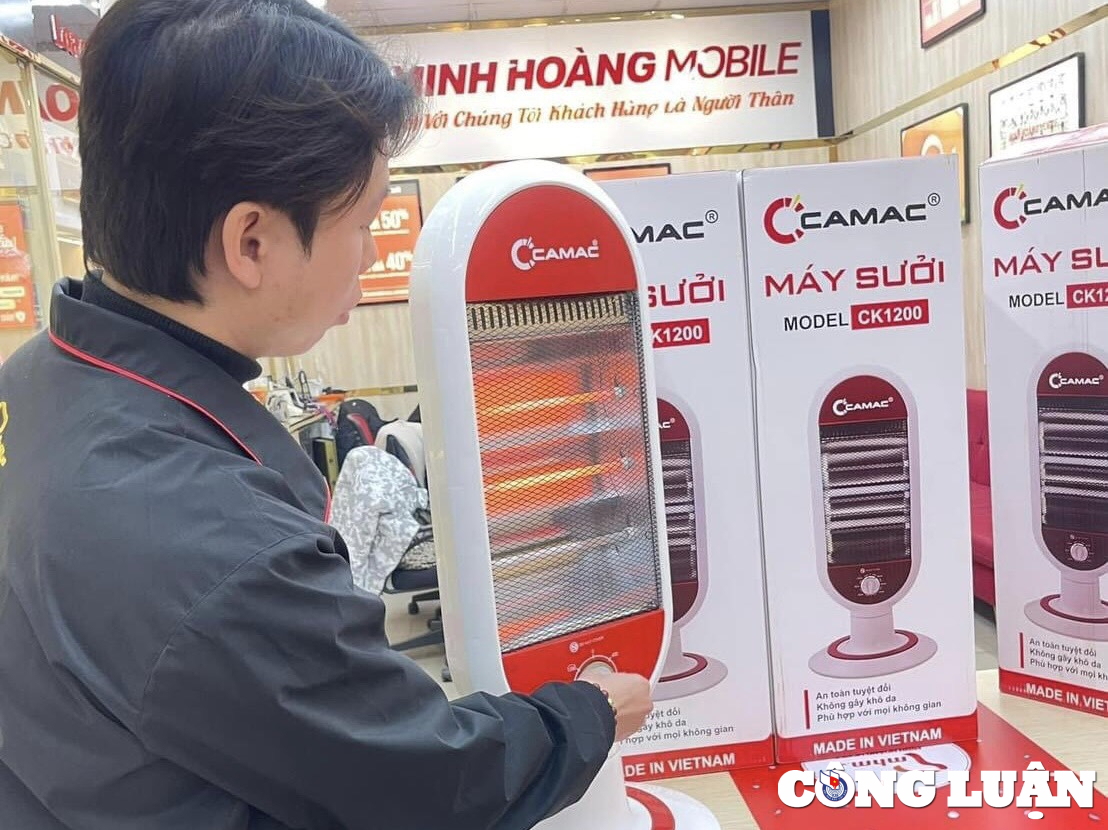 Miền Bắc rét đậm kéo dài, thiết bị sưởi ấm “cháy hàng”