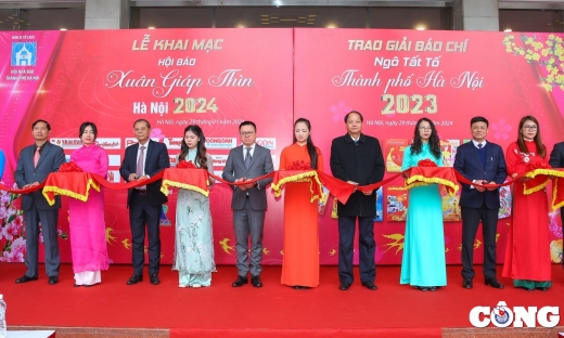 Tưng bừng khai mạc Hội báo xuân Giáp Thìn - Hà Nội 2024
