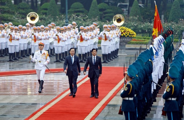 Chủ tịch nước Võ Văn Thưởng chủ trì Lễ đón chính thức Tổng thống Philippines