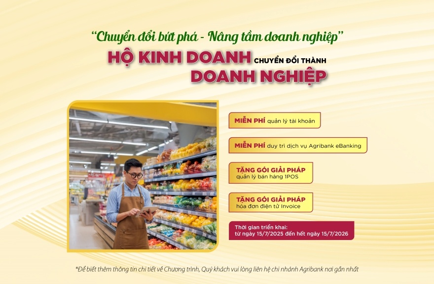 Hình ảnh: Agribank đồng hành cùng hộ kinh doanh: Kê khai thuế dễ dàng – Chuyển đổi doanh nghiệp vững vàng số 2