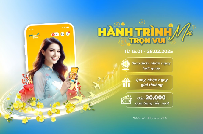 Hình ảnh: PVcomBank tri ân khách hàng nhân dịp Tết Nguyên đán Ất Tỵ 2025 số 1
