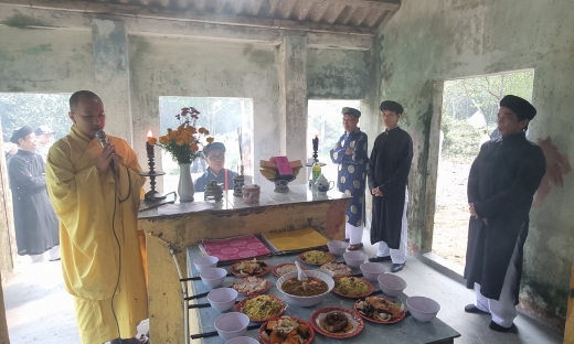 Lễ cúng cầu an đầu năm, là nét đẹp văn hóa phi vật thể của người Việt