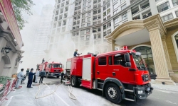 Năm 2024 diễn tập phương án ứng phó thảm họa cháy lớn khu đô thị, khu công nghiệp, khu dân cư