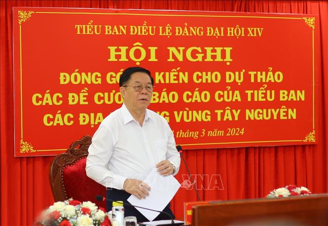 Lấy ý kiến các địa phương Tây Nguyên về văn kiện Đại hội Đảng lần thứ XIV