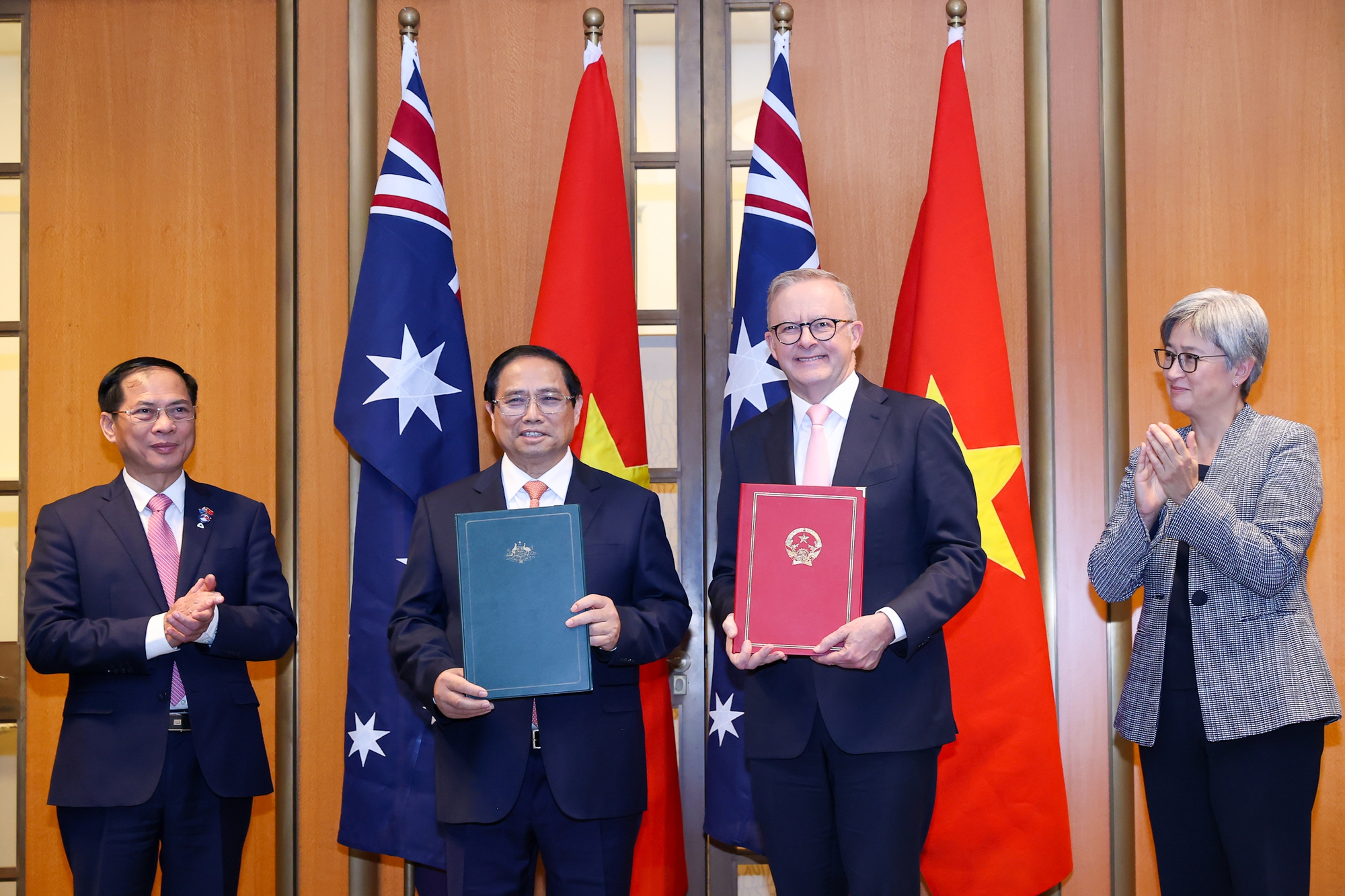 Việt Nam và Australia trao đổi tuyên bố về việc nâng cấp quan hệ lên Đối tác Chiến lược toàn diện