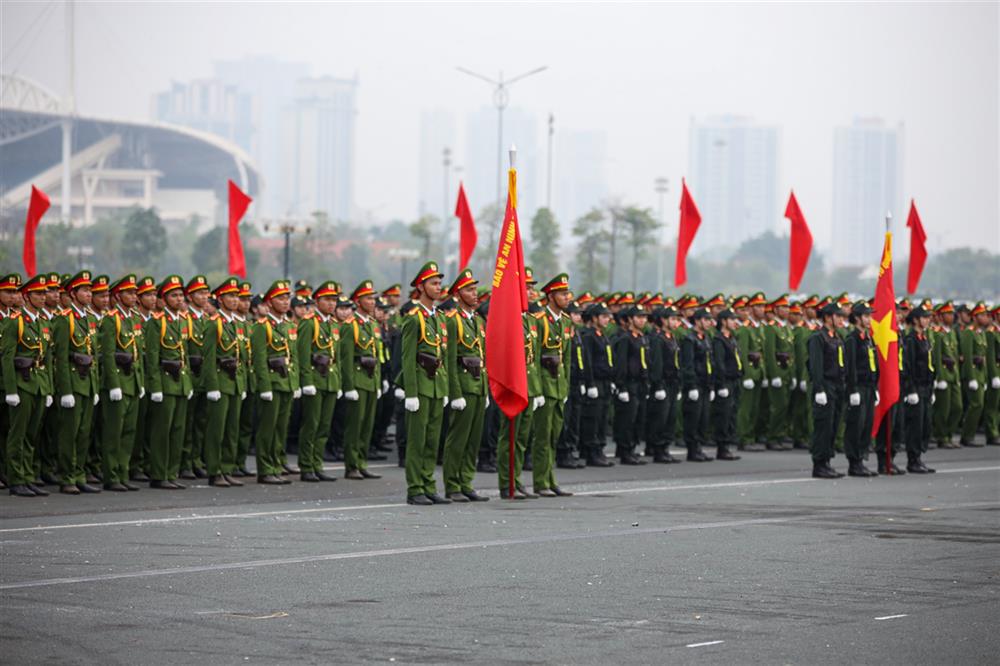 Tổng duyệt Lễ kỷ niệm 50 năm Ngày truyền thống lực lượng Cảnh sát cơ động