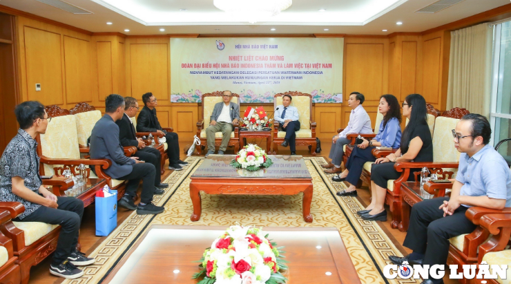 Hội Nhà báo Việt Nam và Indonesia: Tăng cường hơn nữa mối quan hệ hợp tác giữa báo chí hai nước