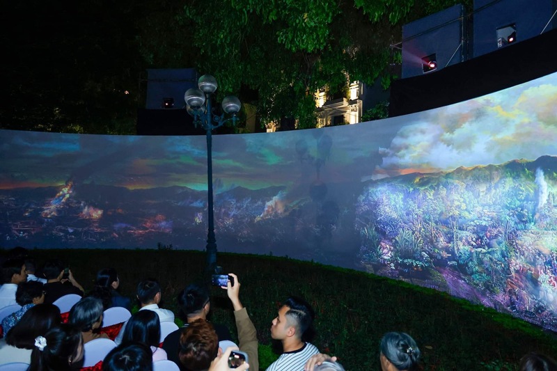 Công chúng Hà Nội được chiêm ngưỡng bức tranh 3D panorama \'Chiến dịch Điện Biên Phủ\'
