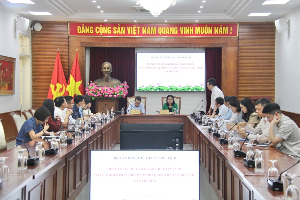 Triển khai công tác tổ chức Giải báo chí vì sự nghiệp phát triển văn hóa, thể thao và du lịch