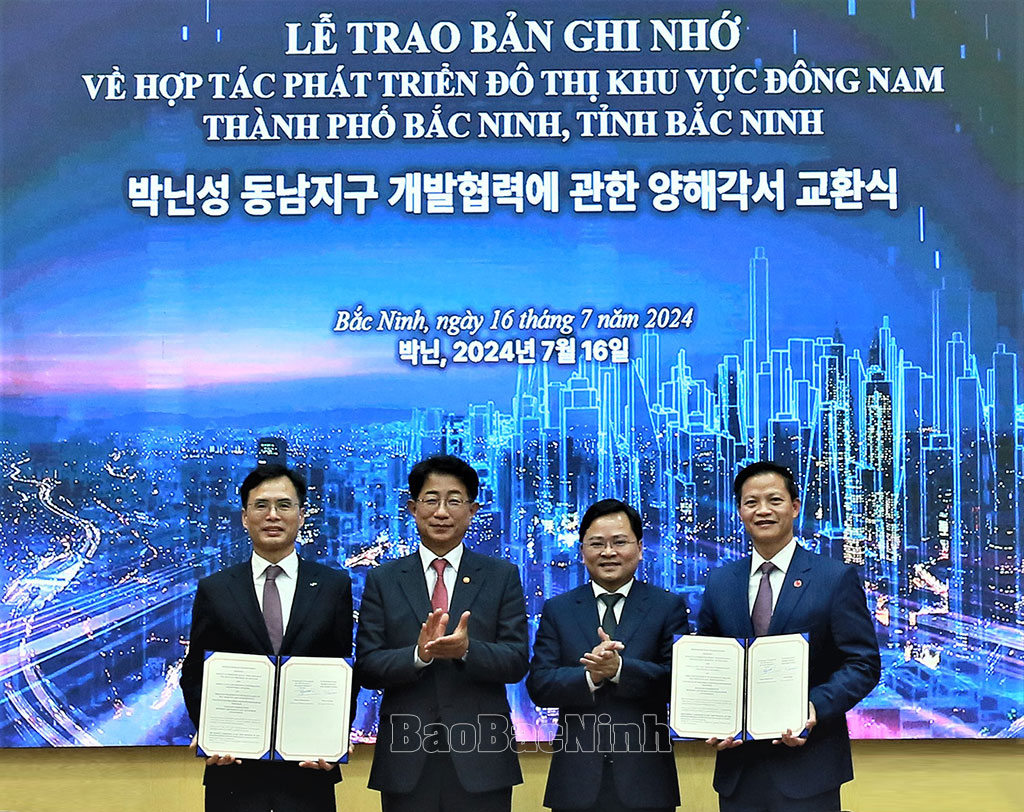Bắc Ninh thúc đẩy hợp tác với Hàn Quốc trong phát triển đô thị
