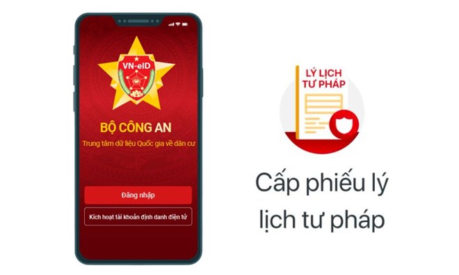 Mở rộng thí điểm cấp Phiếu lý lịch tư pháp trên ứng dụng VNeID trên toàn quốc từ 1/10/2024
