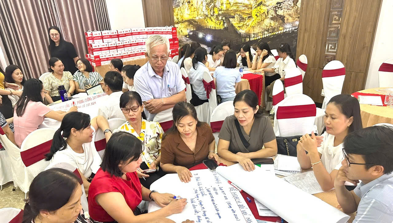 Hoạt động ứng phó dinh dưỡng trong phòng, chống thiên tai tại cộng đồng