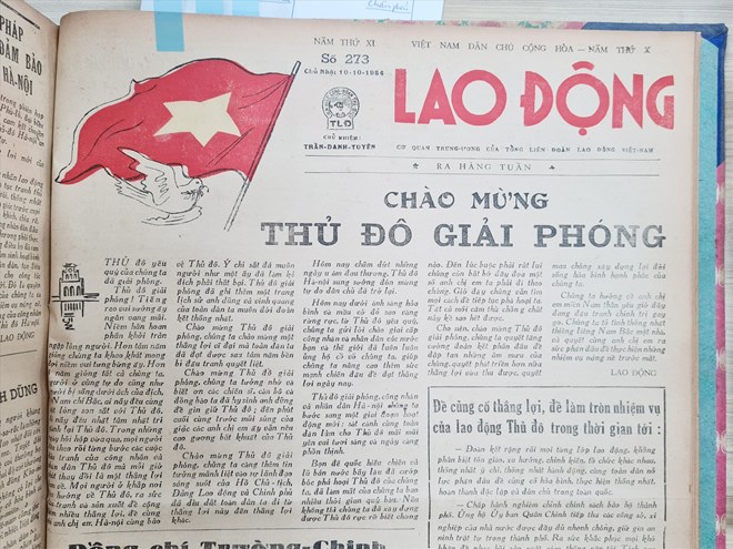 Không khí hào hùng Ngày Giải phóng Thủ đô năm 1954 qua những trang báo: Trời thu mà đẹp như ngày Tết