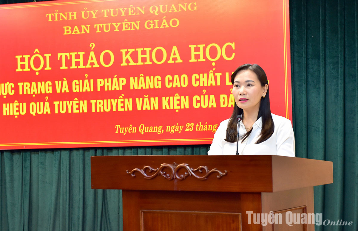 Đẩy mạnh tuyên truyền văn kiện của Đảng thông qua các kênh thông tin báo chí