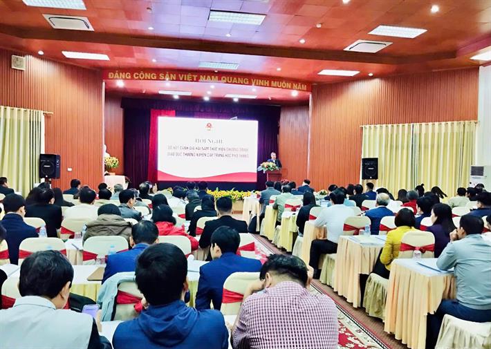 Đổi mới căn bản toàn diện giáo dục thường xuyên đang mang tới nhiều tín hiệu tích cực