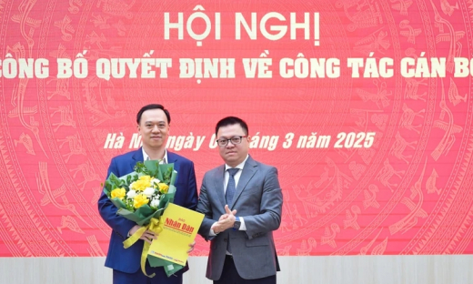 Báo Nhân Dân tổ chức hội nghị công bố quyết định về công tác cán bộ
