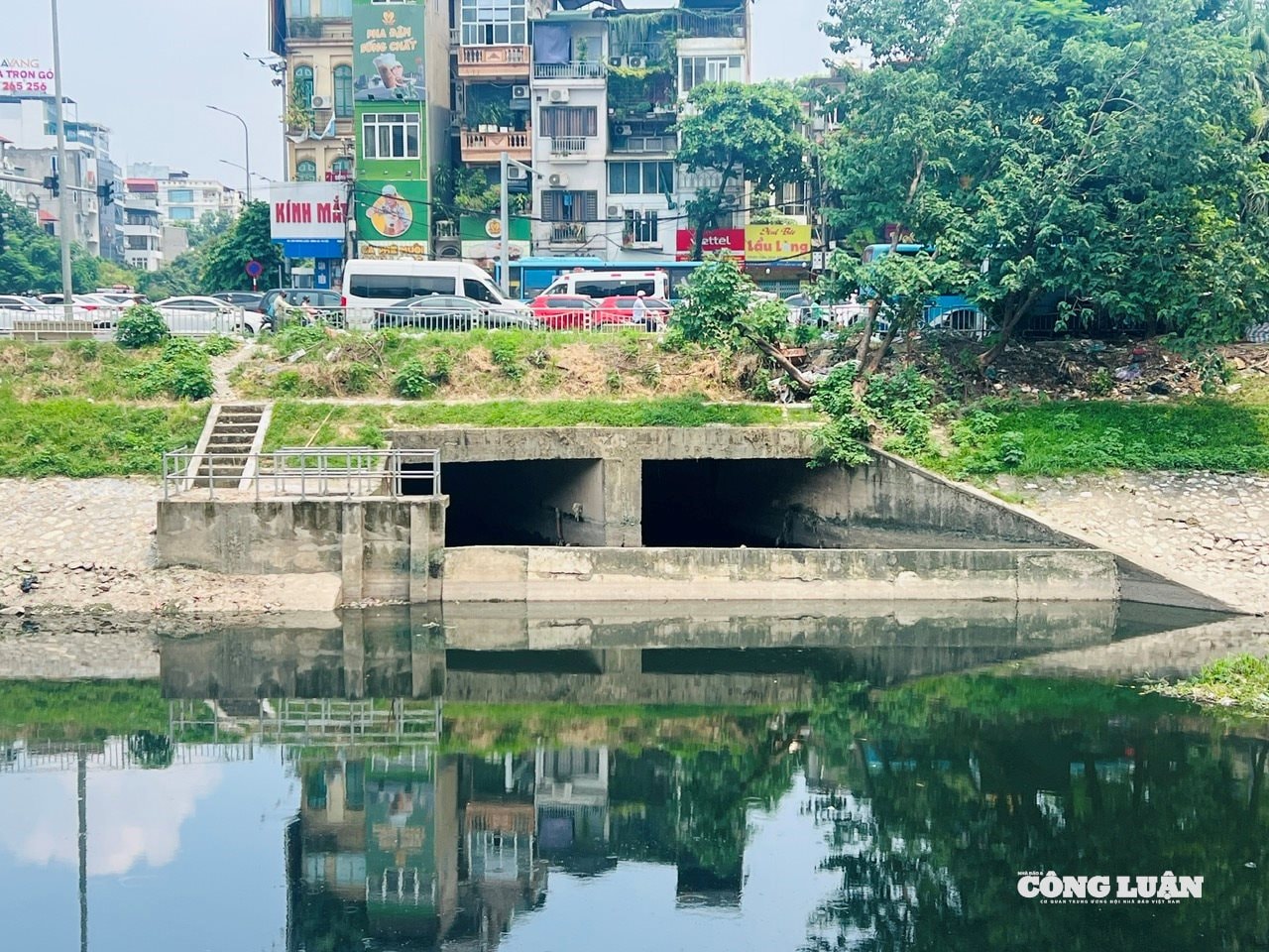 Công viên dọc sông Tô Lịch sẽ có bãi đỗ xe, sân thể thao
