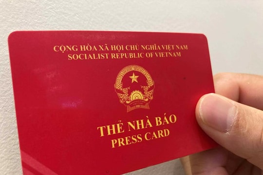 Gia hạn thời hạn sử dụng Thẻ nhà báo kỳ hạn 2021–2025 đến hết ngày 31/3/2026