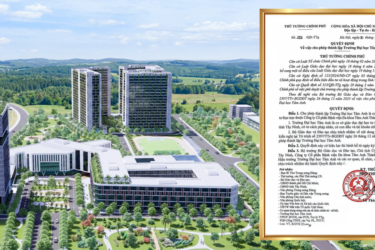 Thành lập Trường Đại học Tâm Anh đào tạo đa ngành, dự kiến tuyển sinh năm 2027