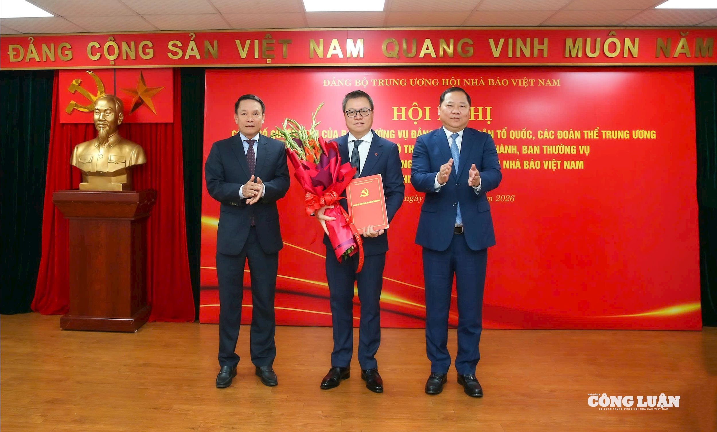Công bố Quyết định chỉ định Bí thư Đảng ủy Trung ương Hội Nhà báo Việt Nam
