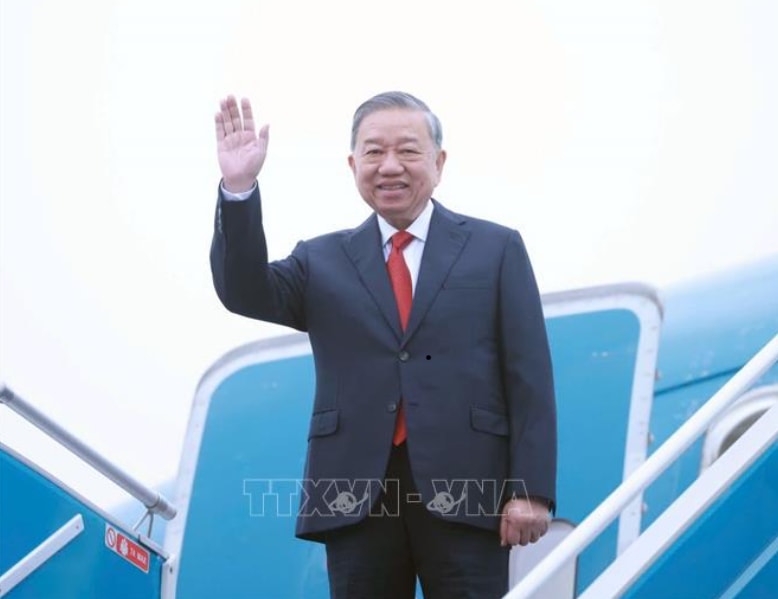 Tổng Bí thư Tô Lâm lên đường thăm cấp Nhà nước tới Lào