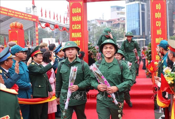 Từ ngày 4-5/3, thanh niên lên đường thực hiện nghĩa vụ quân sự