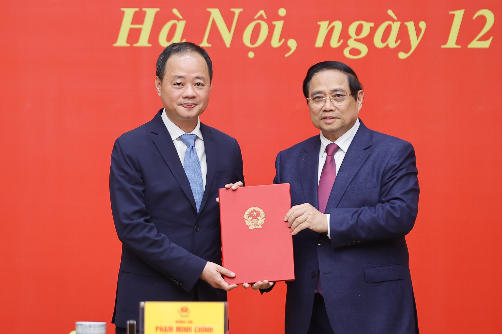 Trao quyết định bổ nhiệm Chủ tịch Viện Hàn lâm Khoa học và Công nghệ Việt Nam