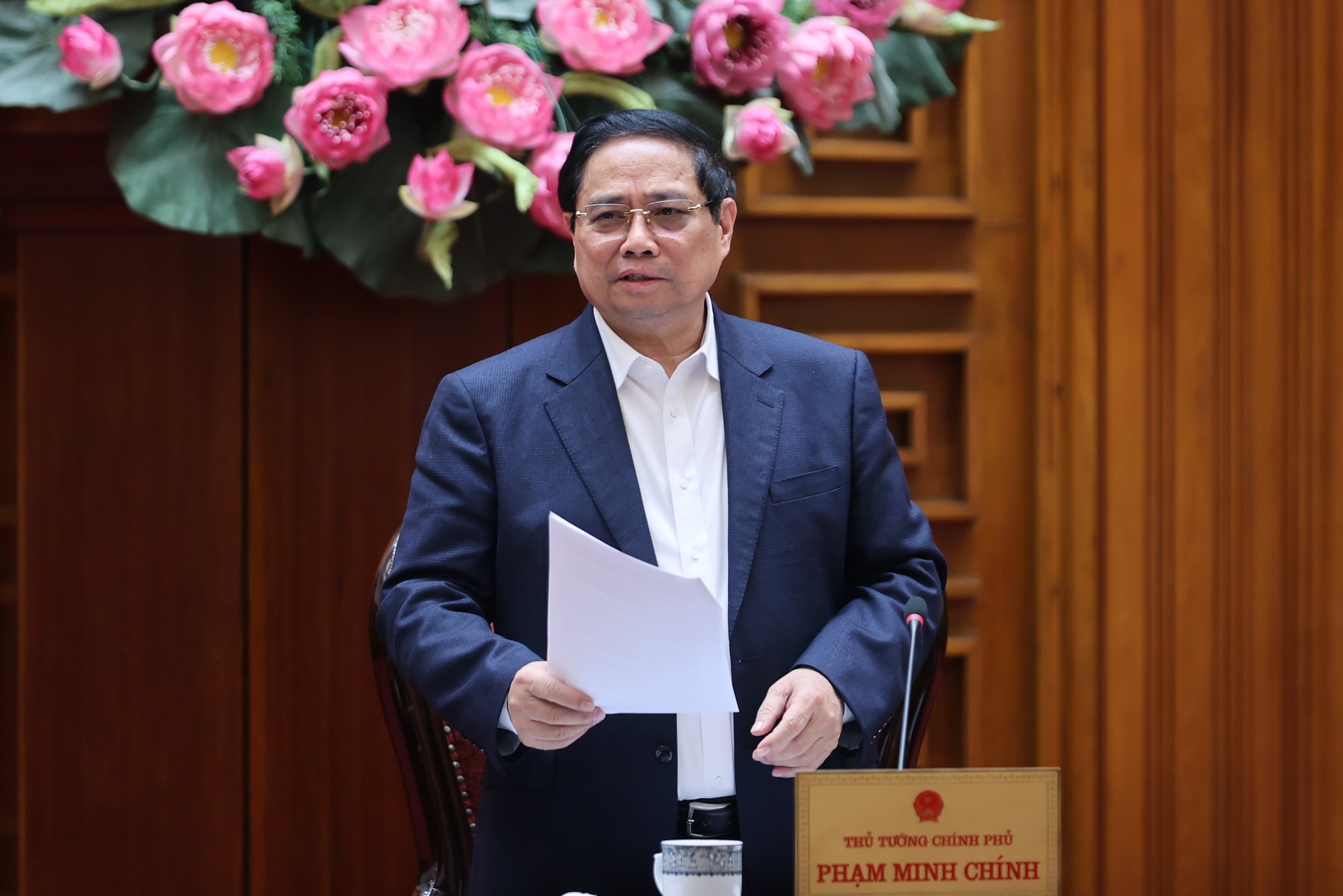 Thủ tướng Phạm Minh Chính: Ứng ngân sách hỗ trợ Quỹ bình ổn xăng dầu vượt khủng hoảng