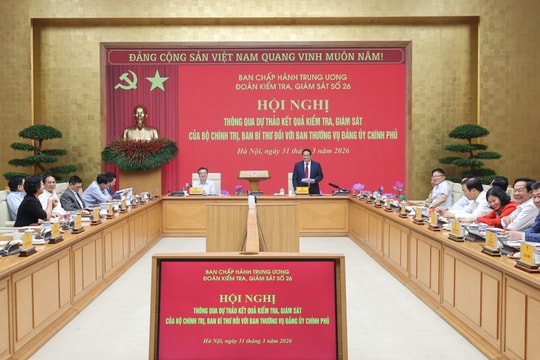 Chuẩn bị kiểm tra giai đoạn 2 về chính quyền địa phương 2 cấp và mục tiêu tăng trưởng 2026–2030