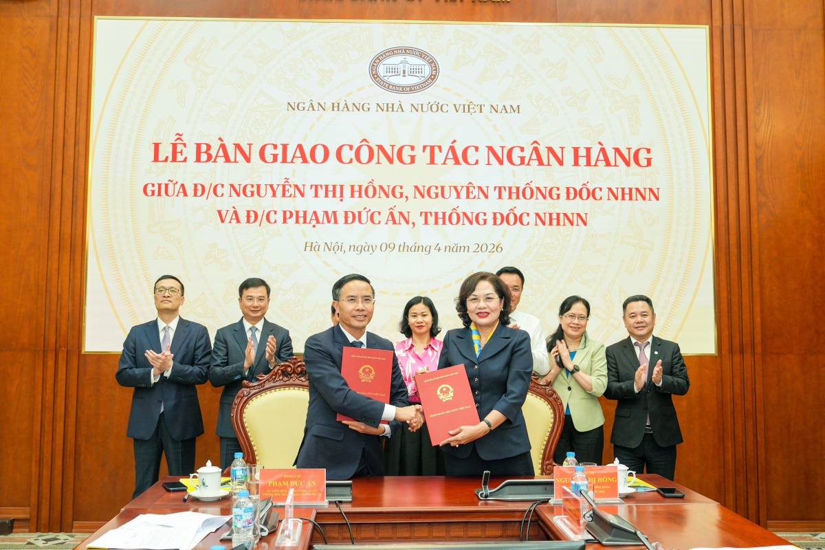 NHNN tổ chức Lễ bàn giao công tác ngân hàng