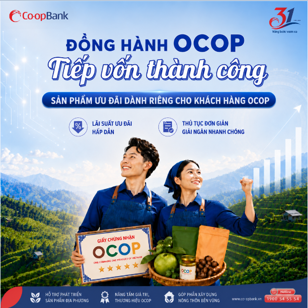 Đồng hành cùng khách hàng OCOP phát triển sản xuất, nâng tầm giá trị nông sản Việt