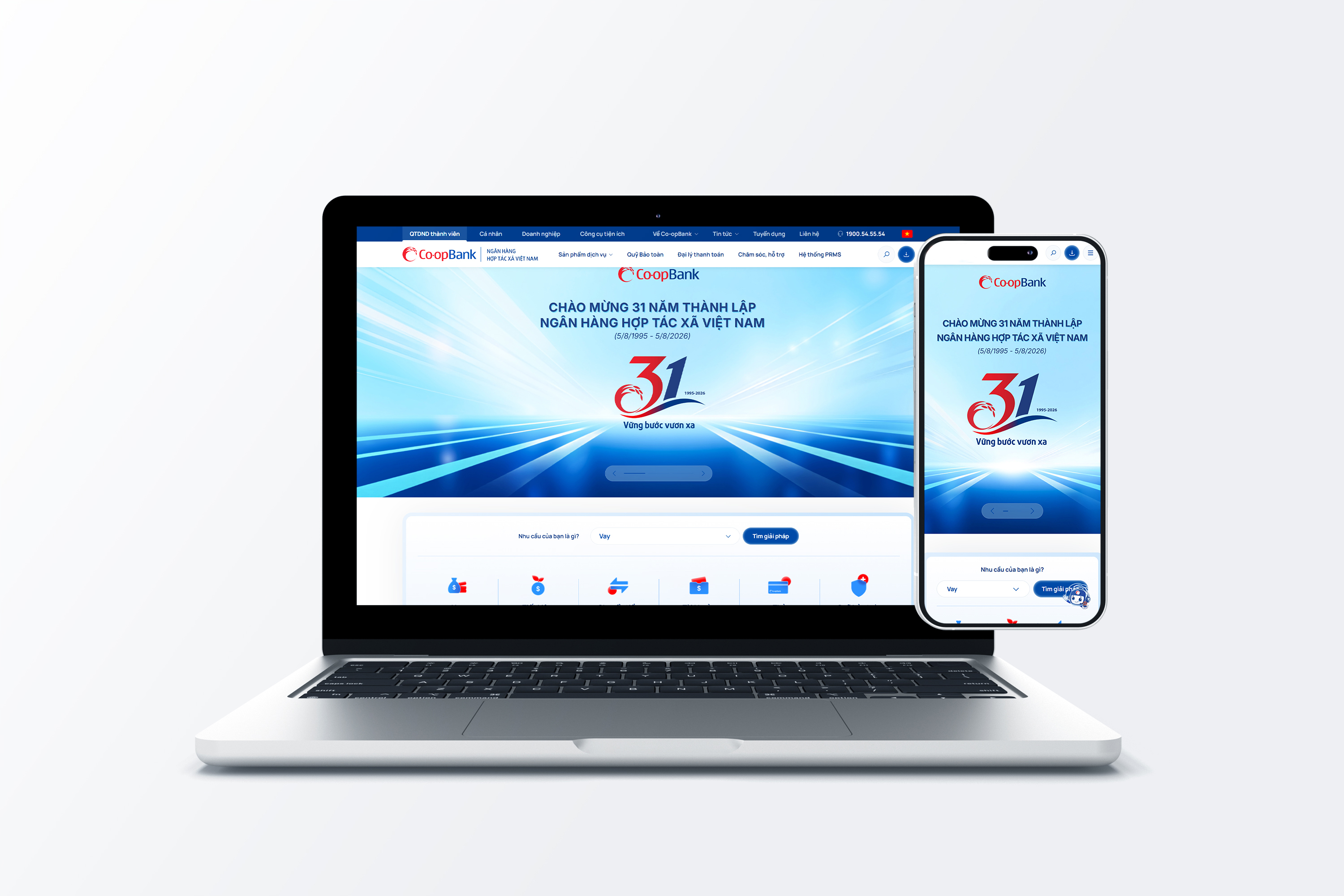 Co-opBank ra mắt Website mới: Lấy QTDND làm trung tâm, kiến tạo trải nghiệm số toàn diện